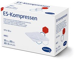HARTMANN ES-Kompresse 10x20cm 12f st 100 Stk