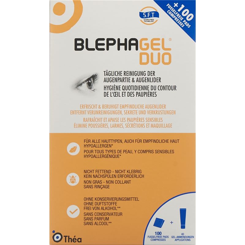 BLEPHAGEL Duo Gel 30g + 100 Pads