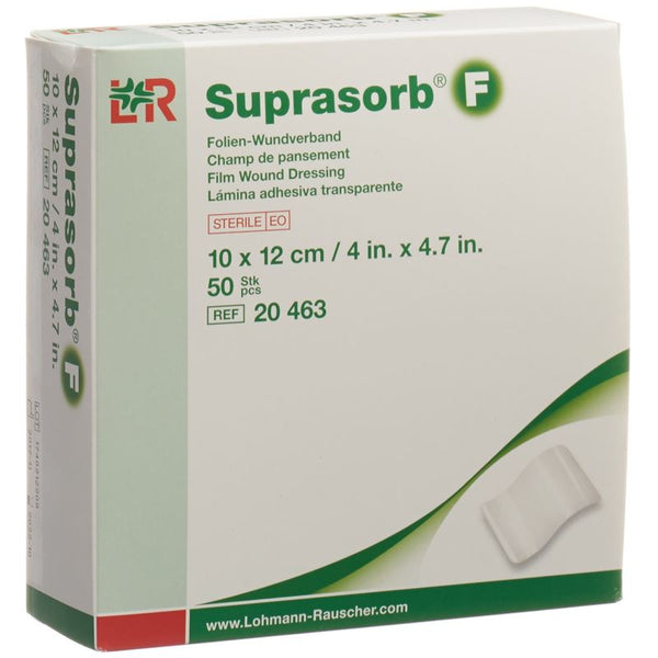 SUPRASORB F Folien-Wundverband 10x12 cm st 50 Stk
