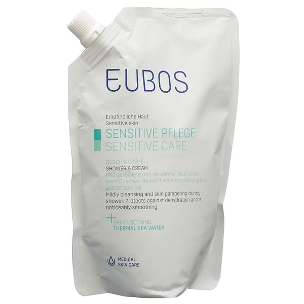 EUBOS Sensitive Dusch + Creme refill 400 ml