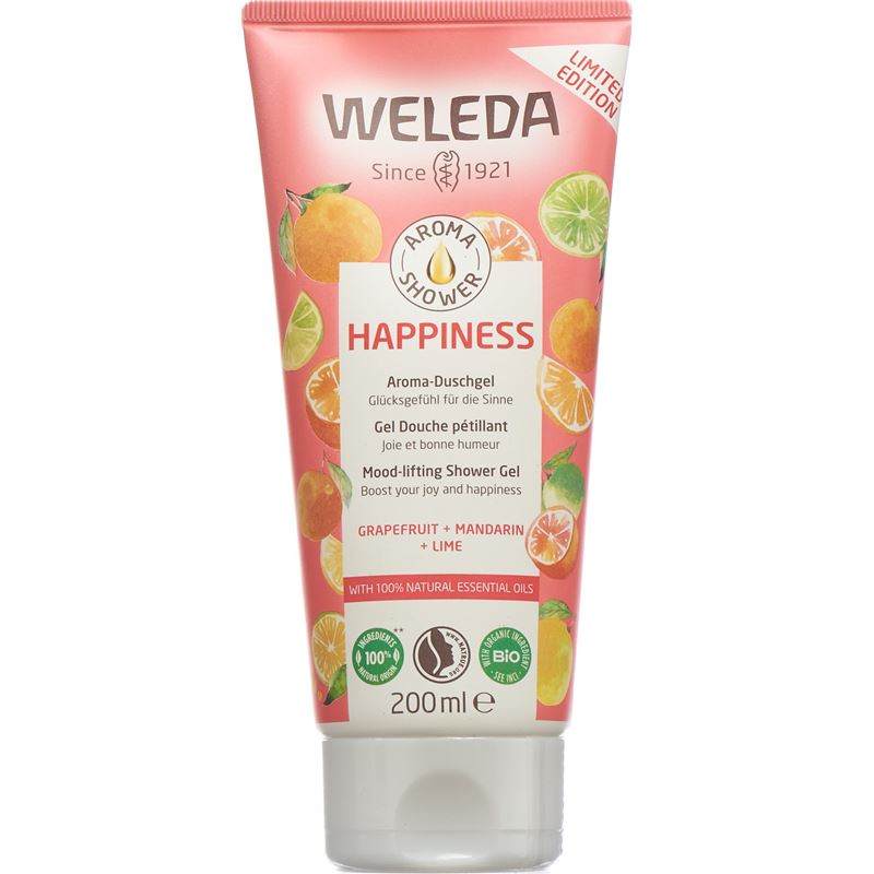 WELEDA Shower Gel Happiness Grapefruit Tb 200 ml