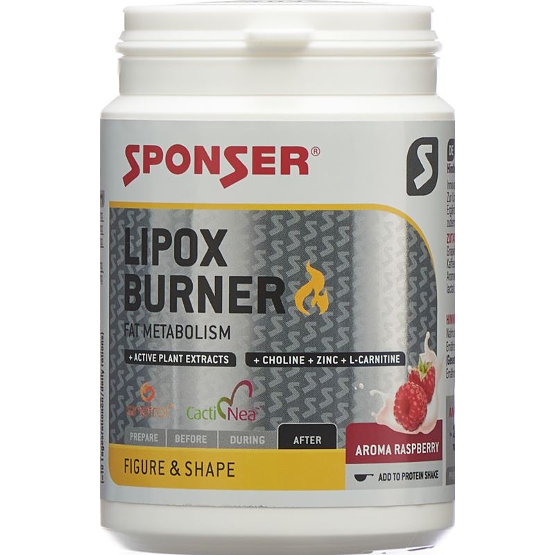 SPONSER Lipox Burner Plv Raspberry Ds 110 g