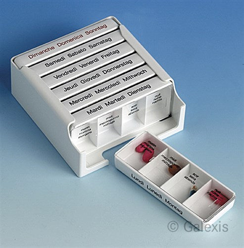 MEDI-7 Medikamentendosierer weiss D/F/I