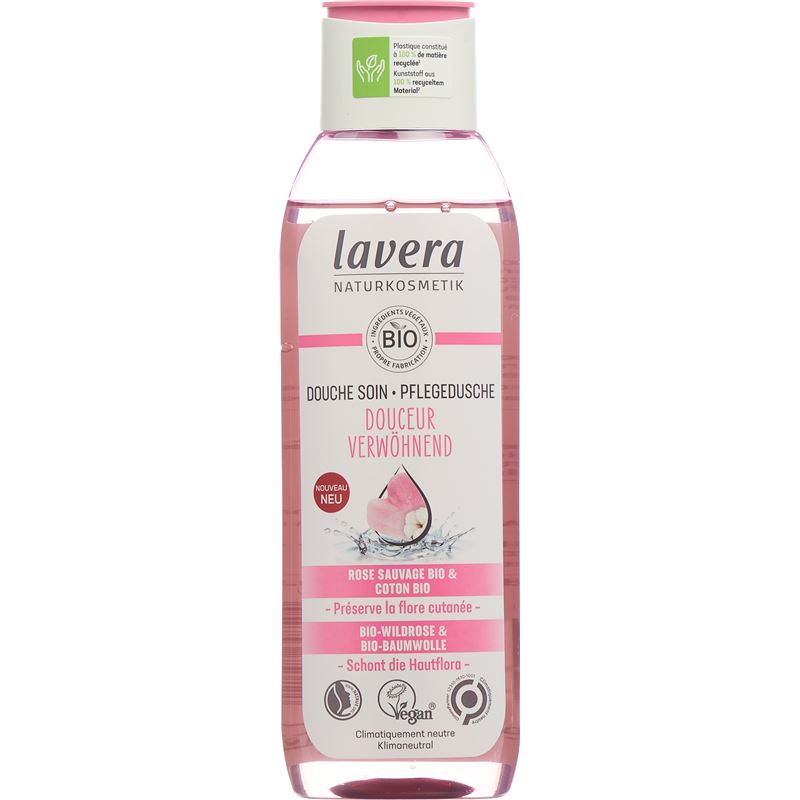 LAVERA Pflegedusche Verw Bio Wildr&Bio Baum 250 ml