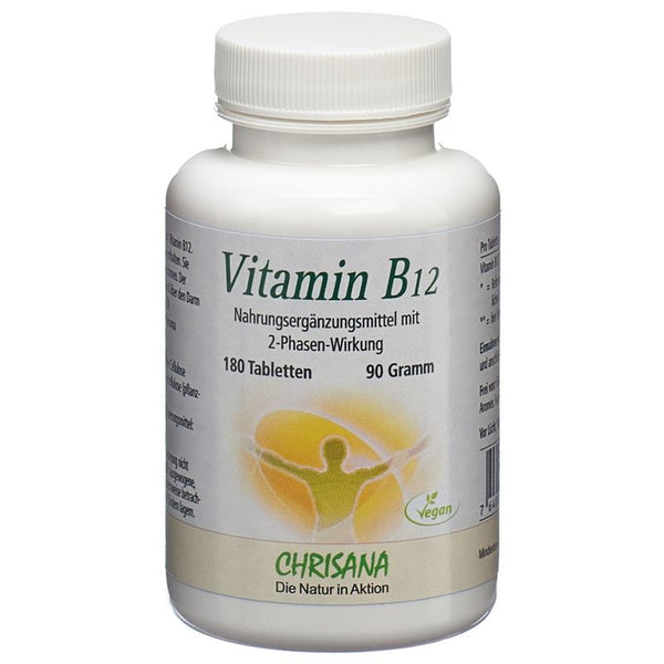 CHRISANA Vitamin B12 Tabl 500 mcg Ds 180 Stk