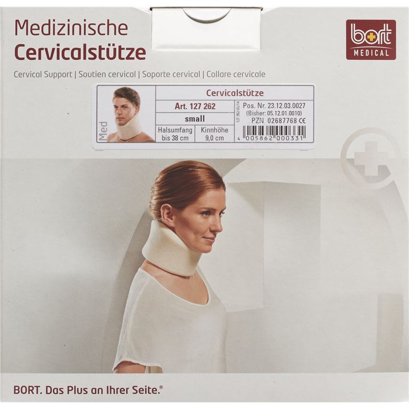 BORT Cervicalstütze 9cm S weiss