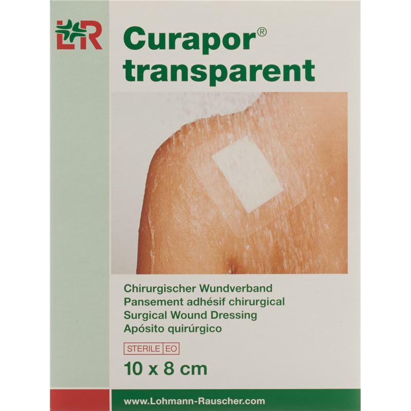 CURAPOR Wundverband 8x10cm transparent 5 Btl