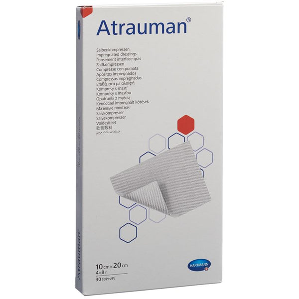 ATRAUMAN Salbenkompressen 10x20cm steril 30 Stk