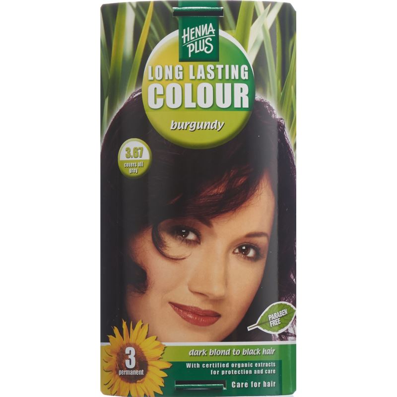 HENNA PLUS Long Last Colour 3.67 burgund