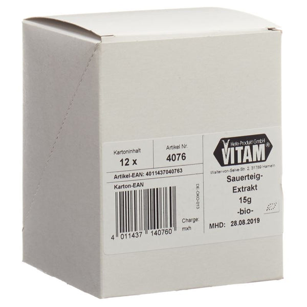 VITAM Sauerteig Extrakt Bio 12 x 15 g