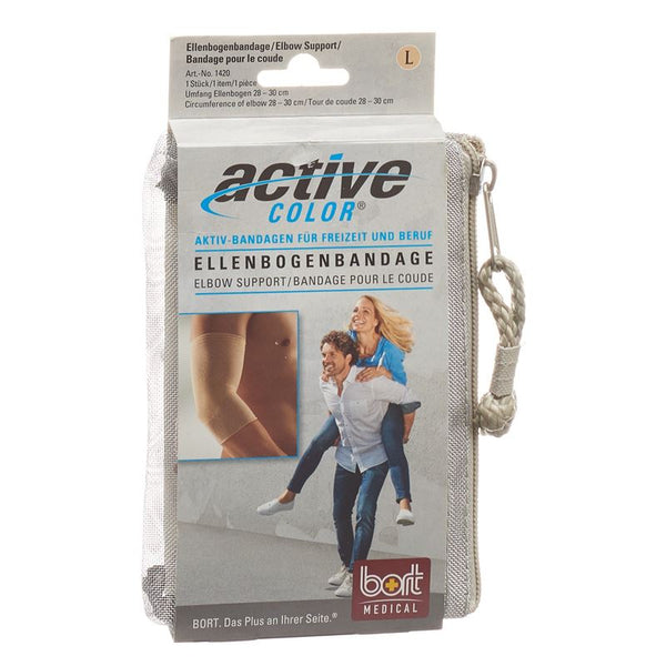 BORT ActiveColor Ellenbogenbandage S -26cm beige