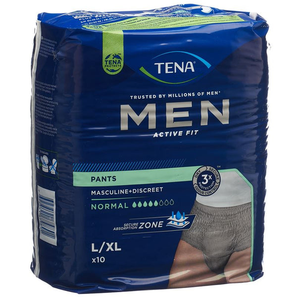 TENA Men Active Fit Pants Normal L/XL 10 Stk