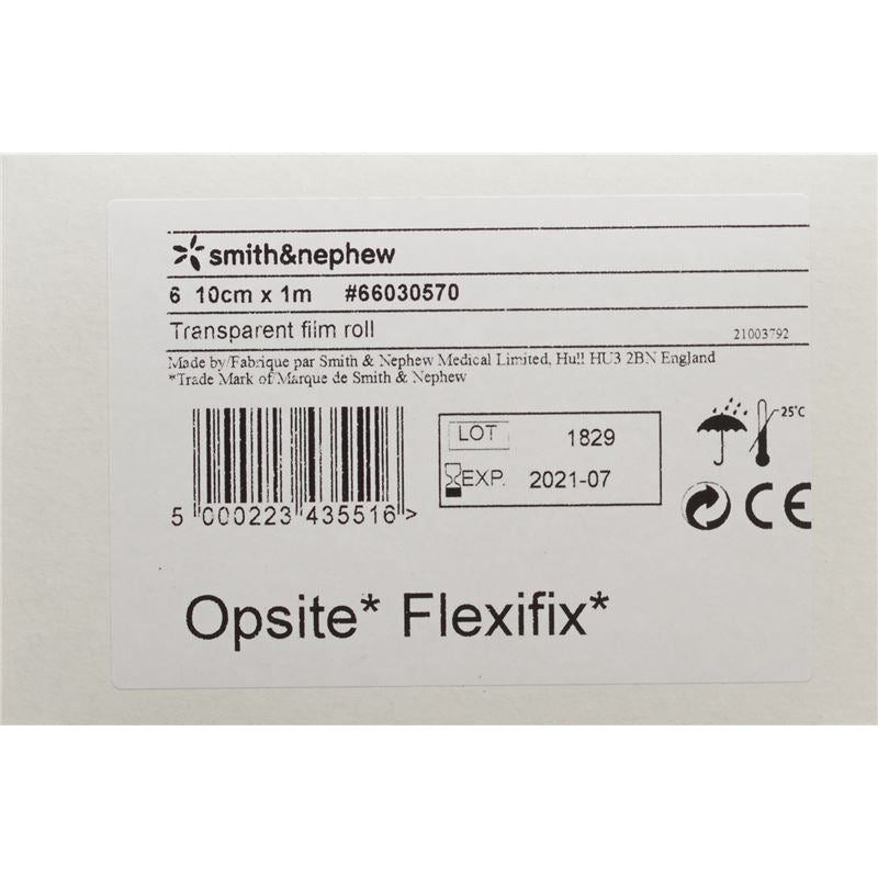 OPSITE FLEXIFIX transparente Folie 10cmx1m 6 Rolle
