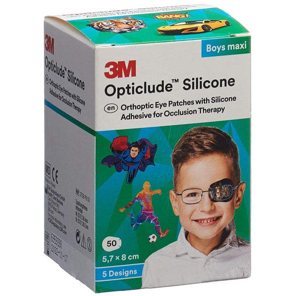 3M OPTICLUDE Sil Augenv 5.7x8cm Maxi Bo (n) 50 Stk