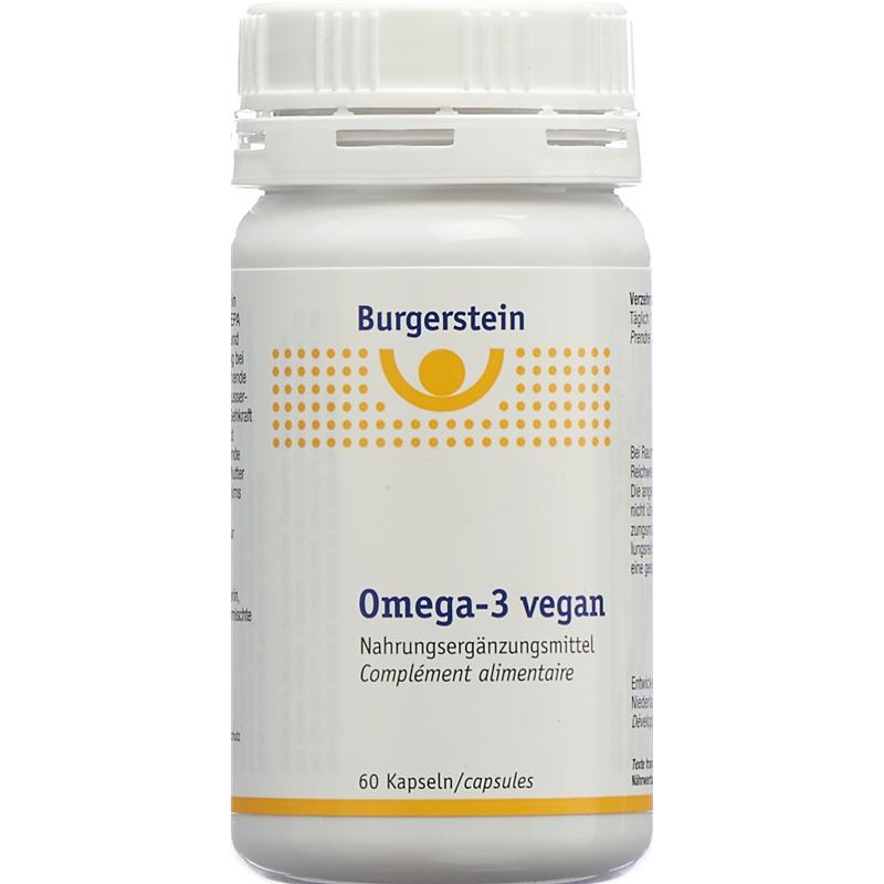 BURGERSTEIN Omega-3 Kaps vegan Ds 60 Stk