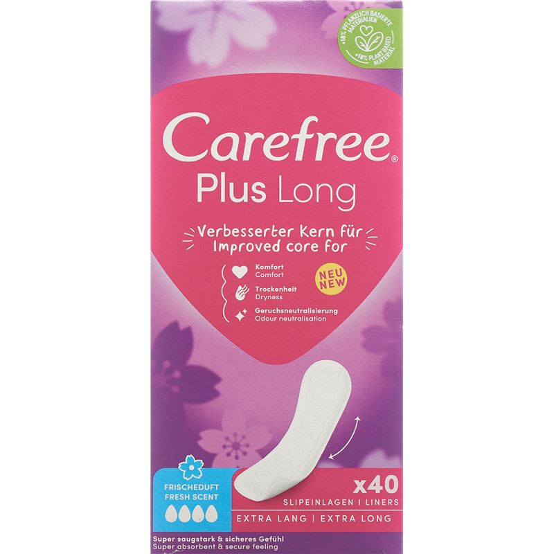 CAREFREE Plus Long Frischeduft 40 Stk