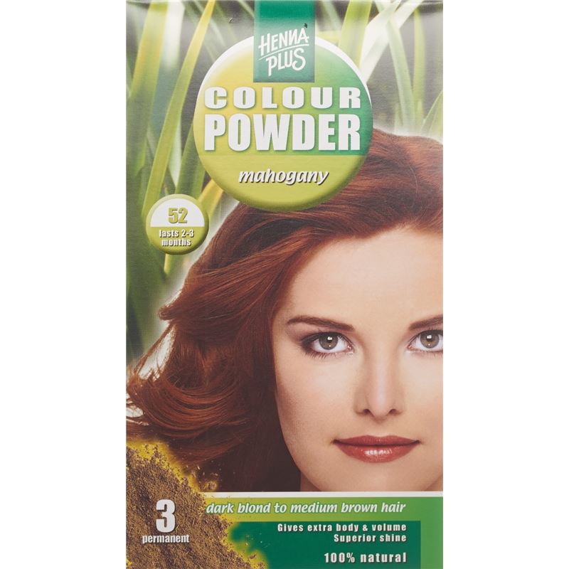 HENNA PLUS Colour Powder 52 mahagony 100 g