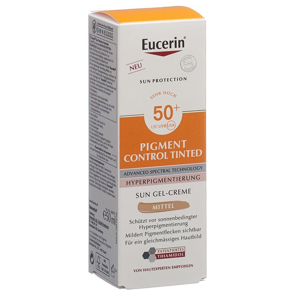 EUCERIN SUN Face Pigm Cont Gel-Cr med LSF50+ 50 ml