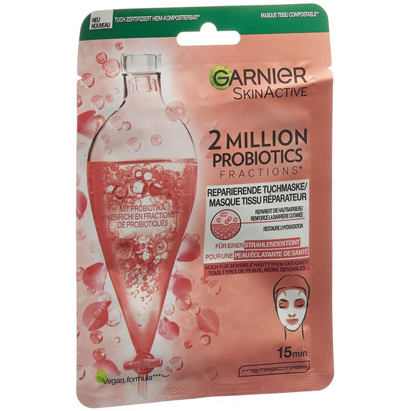 GARNIER 2 Mill Probiotics rep Tuchmaske 22 g