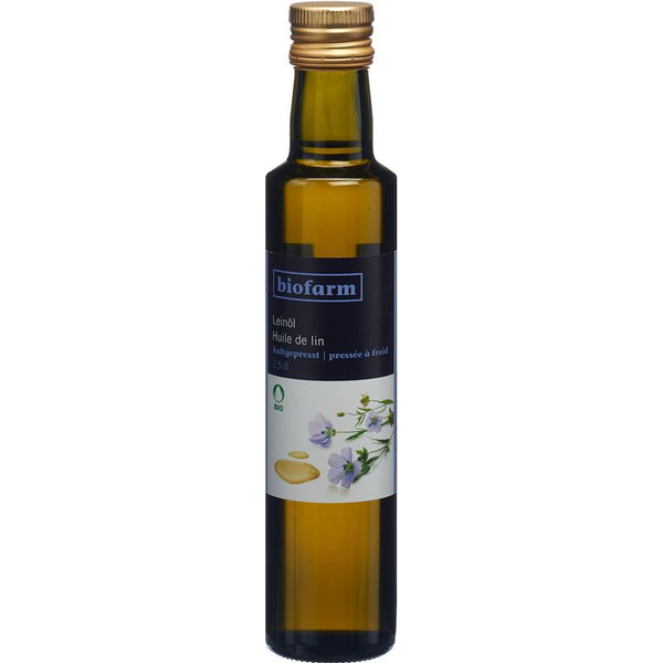 BIOFARM Leinöl Knospe Fl 2.5 dl
