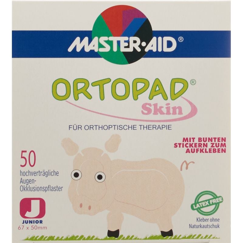 ORTOPAD Occlusionspfla Jun skin -2J 50 Stk