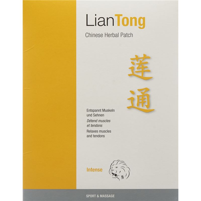 LIANTONG Chinese Herb Intense Patch 10x14cm 5 Stk
