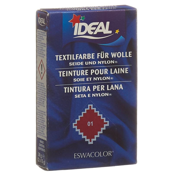 IDEAL Wolle Color Plv No01 rot 30 g