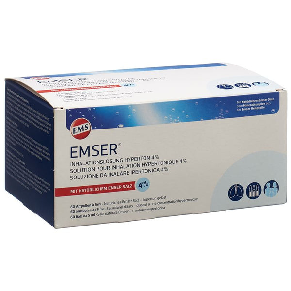 EMSER Inhalationslösung 4 % hyperton 60 Amp 5 ml