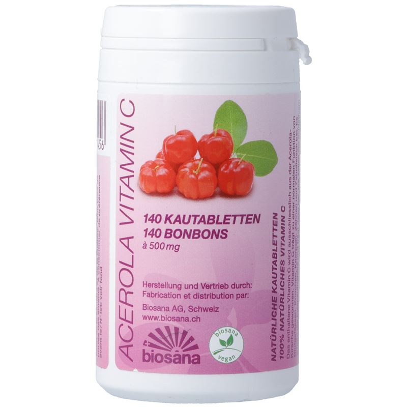 BIOSANA Acerola Vitamin C Tabl Ds 140 Stk