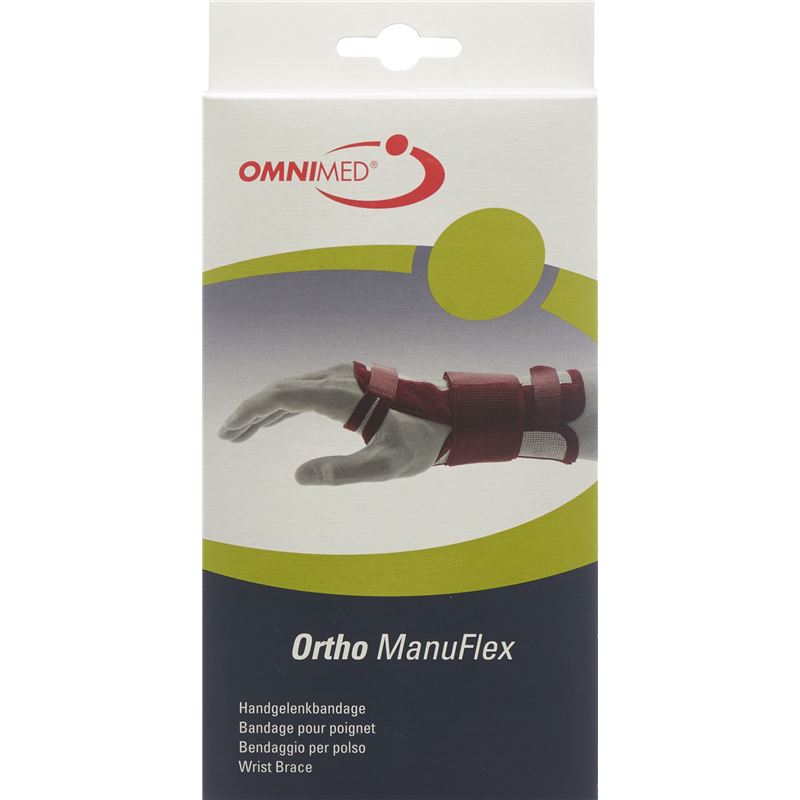 OMNIMED Ortho Manu Flex Handgelenk S 22cm li gr/bo