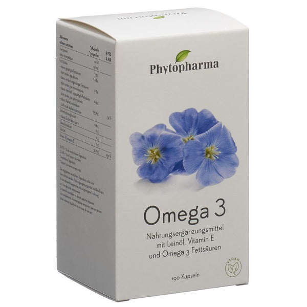 PHYTOPHARMA Omega 3 Kaps Ds 190 Stk