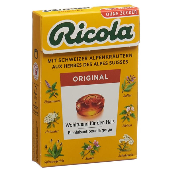 RICOLA Original Bonbons oZ m Stevia Box 50 g