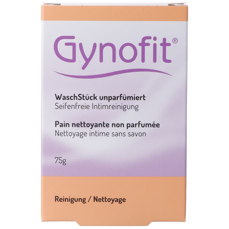 GYNOFIT Waschstück unparfümiert 75 g