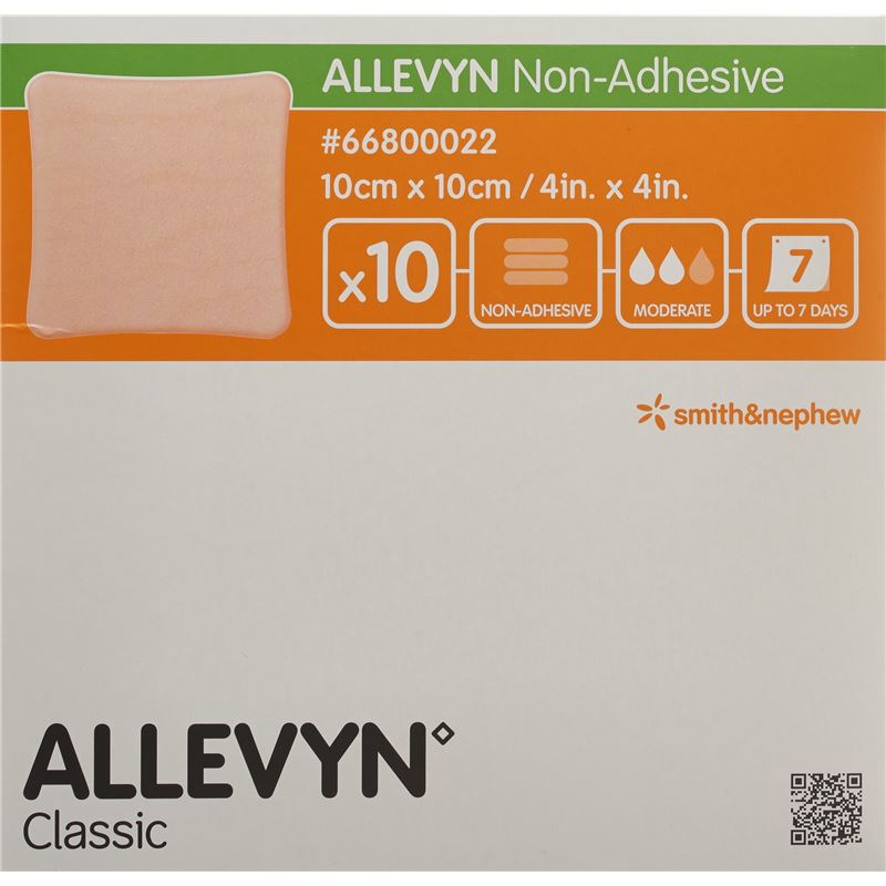 ALLEVYN NON-ADH Wundverband 10x10cm 10 Stk