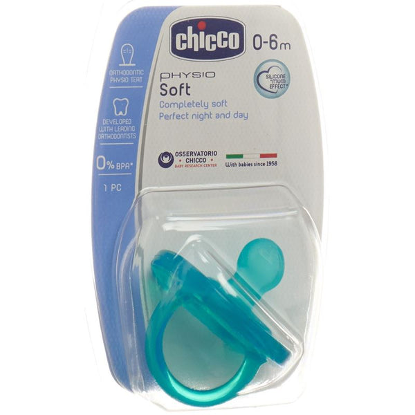 CHICCO Phys Beruh Sauger GOMMO BL mi Sil 0-6m DF