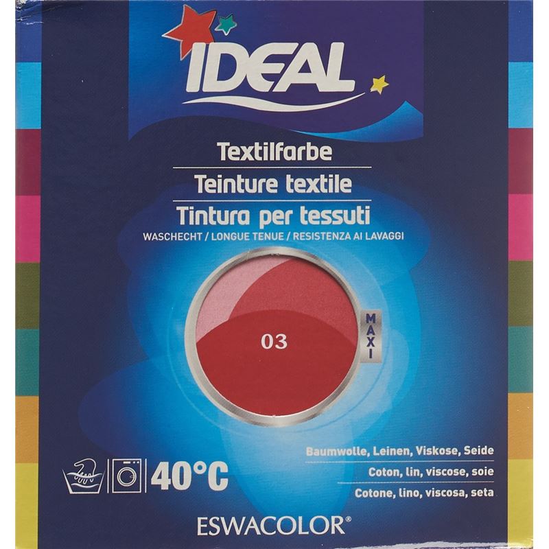 IDEAL MAXI Baumwolle Color No03 zinnober