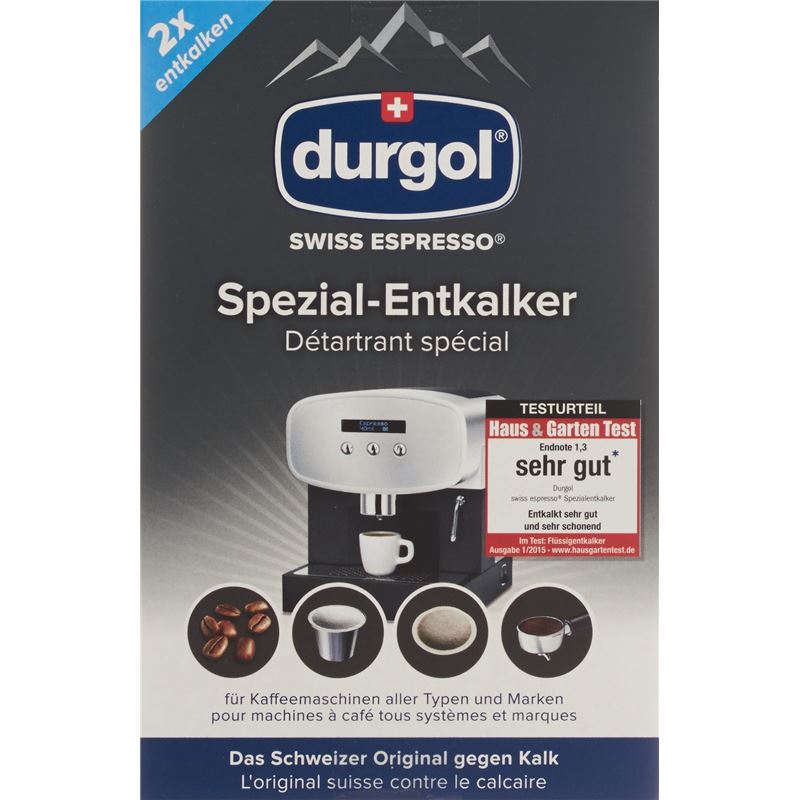DURGOL swiss espresso Spezial-Entkalker 2 x 125 ml