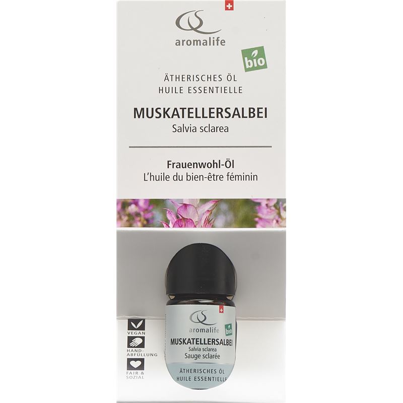 AROMALIFE TOP Muskatellersalbei Äth/Öl BIO 5 ml