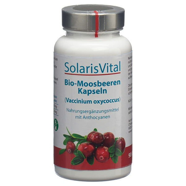SOLARISVITAL Moosbeerensaft Kaps Bio Ds 90 Stk