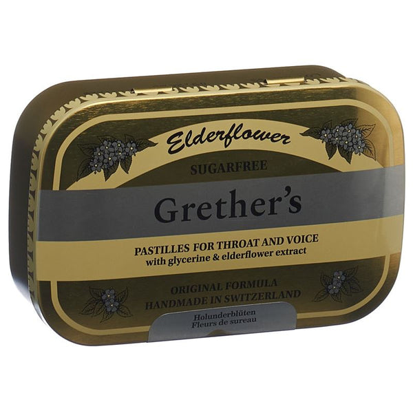 GRETHERS Elderflower Past o Z Ds 110 g