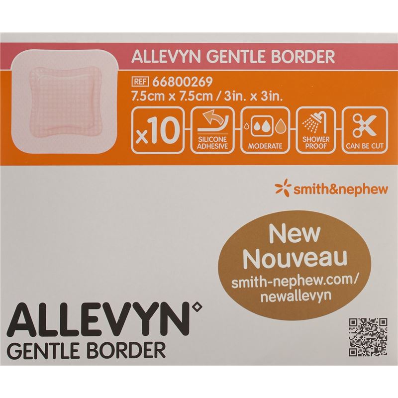 ALLEVYN GB Wundverband 7.5x7.5cm 10 Stk