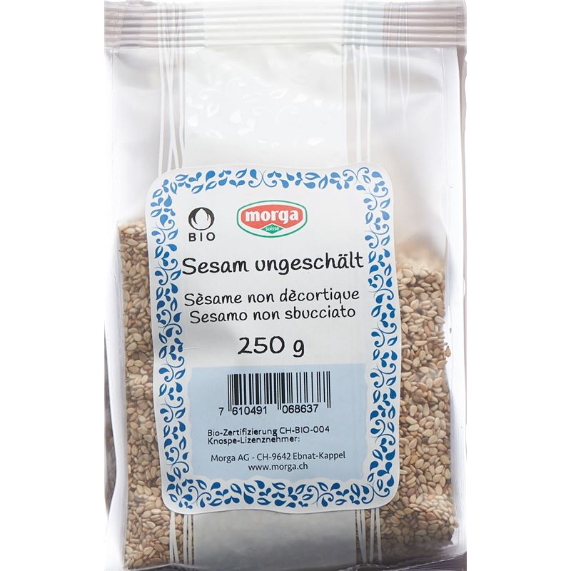 MORGA Sesam ungeschält Knospe Btl 250 g