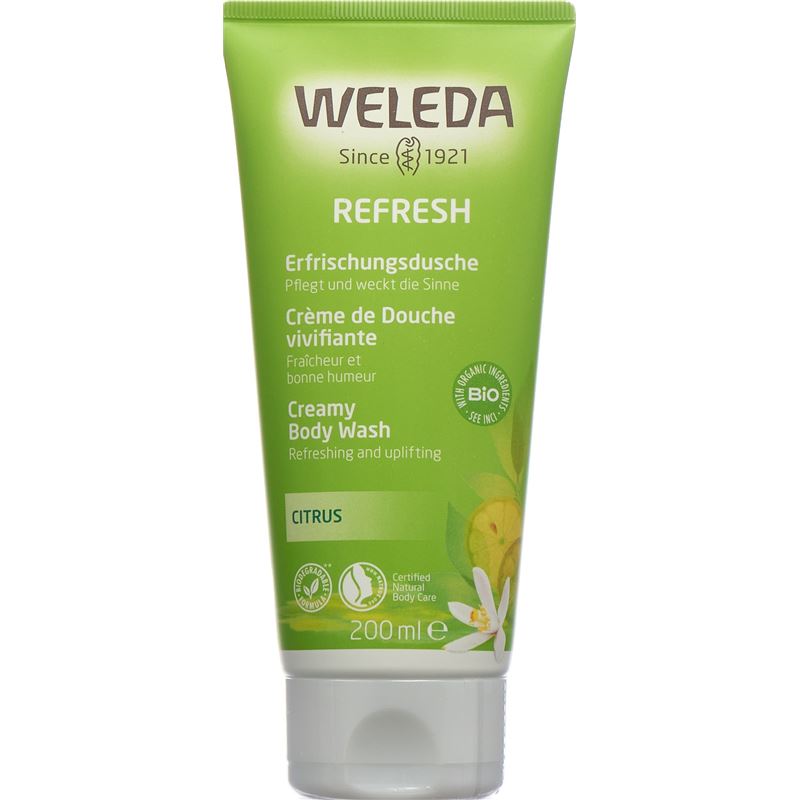 WELEDA Shower Cream Refresh Citrus 200 ml