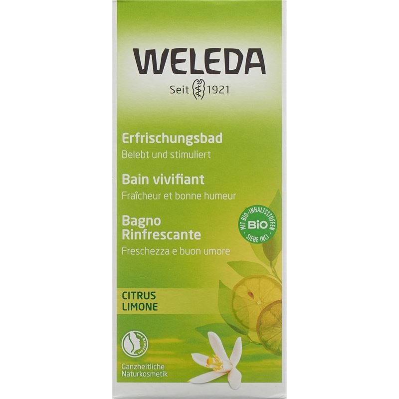 WELEDA Bad erfrischend Citrus Fl 200 ml