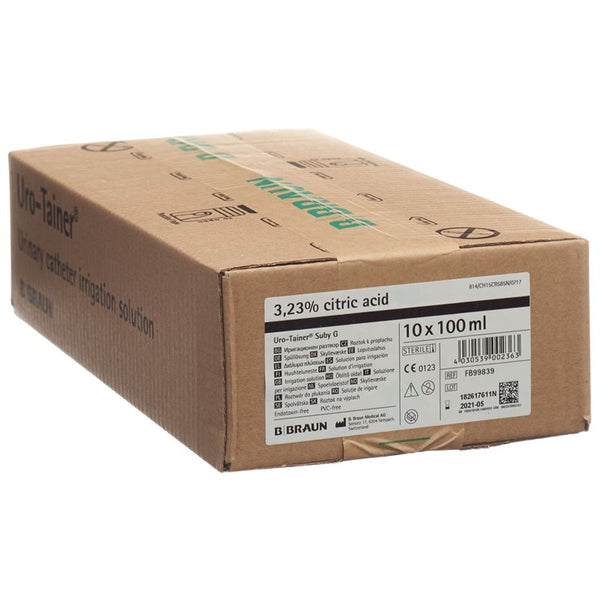 URO-TAINER Solutio Suby G Spül Lös 10 Btl 100 ml