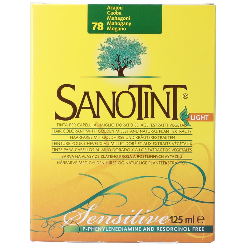 SANOTINT Sensitive Haarfarbe 78 mahagoni