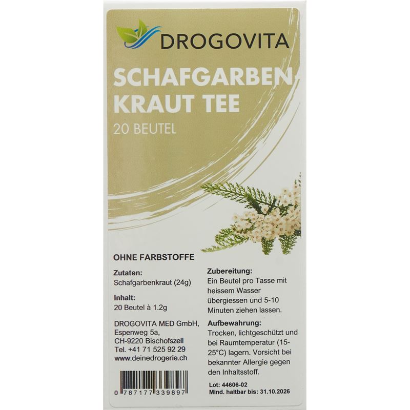 DROGOVITA Schafgarben Tee Btl 20 Stk
