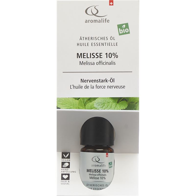 AROMALIFE TOP Melisse Äth/Öl 10 % BIO 5 ml