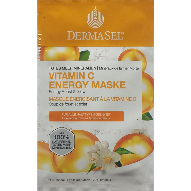 DERMASEL Maske Vitamin C Energie D/F Btl 12 ml