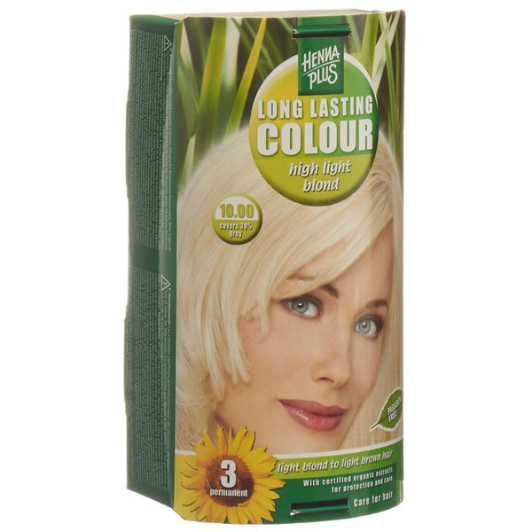 HENNA PLUS Long Last Colour 10.00 hell hell blond